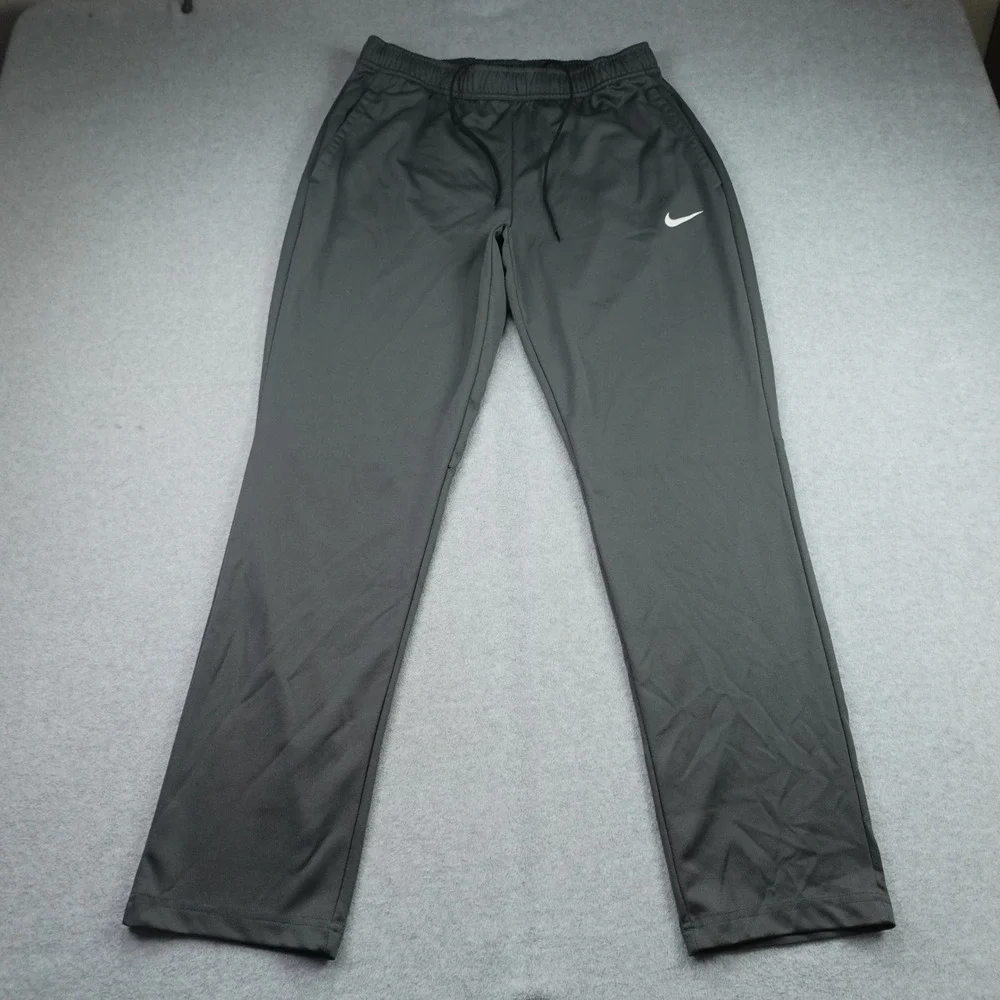 Nike Track Pants Mens Large Gray Athletic Dri-FIT Training Soccer